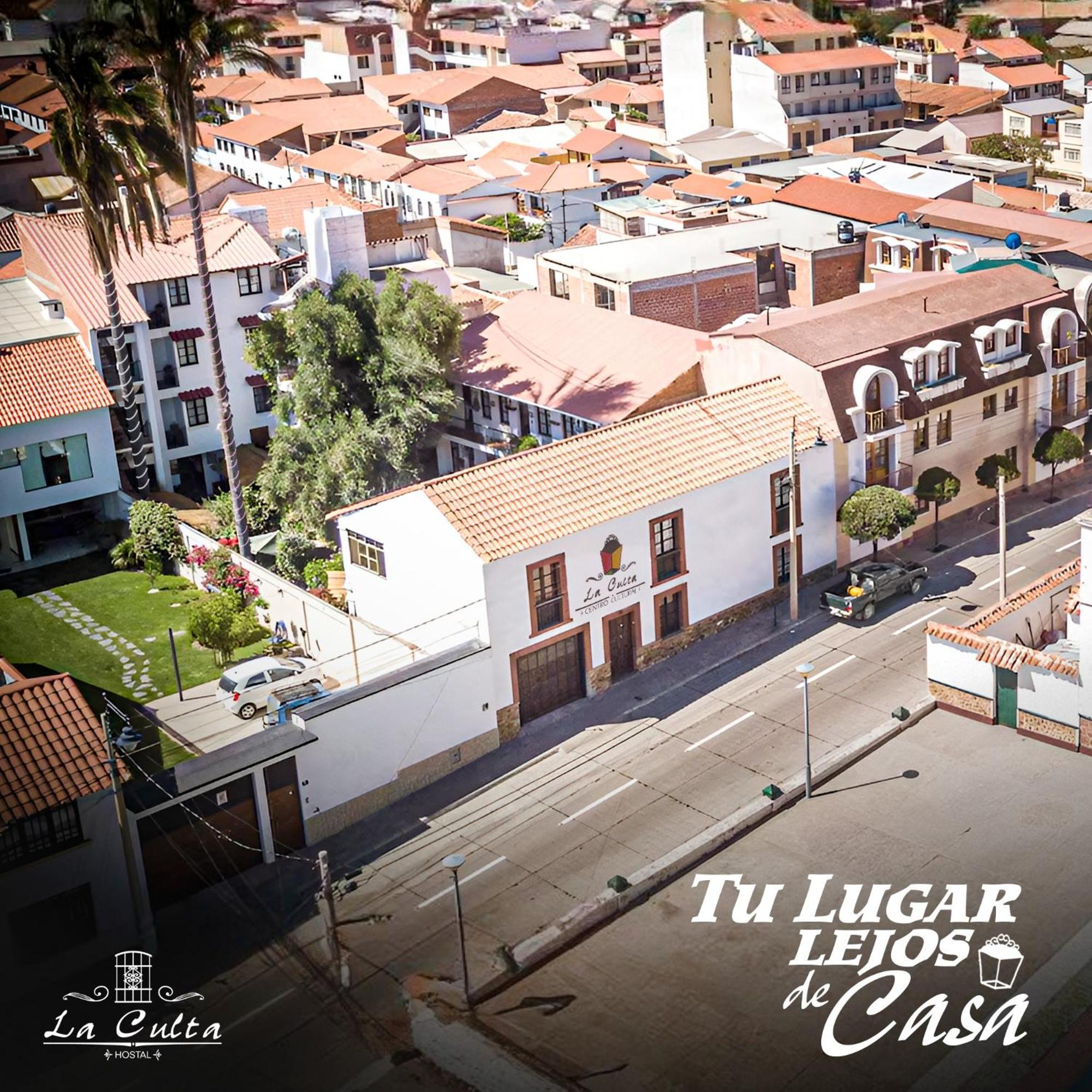 La Culta Centro Cultural Y Hostal Sucre Eksteriør billede